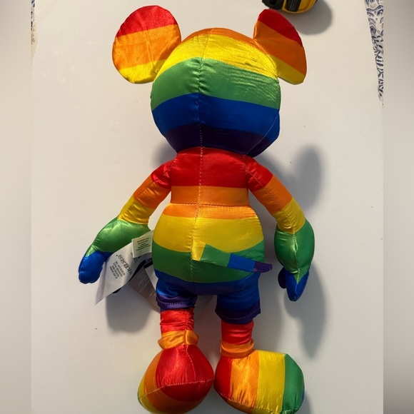 Disney Red and Orange Mickey Mouse Stuffed Animal - Picture 4 of 7